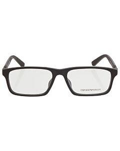 Emporio Armani 56 mm Matte Black Eyeglass Frames