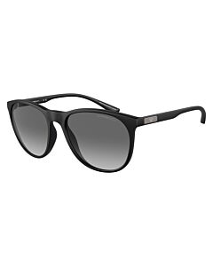 Emporio Armani 56 mm Matte Black Sunglasses