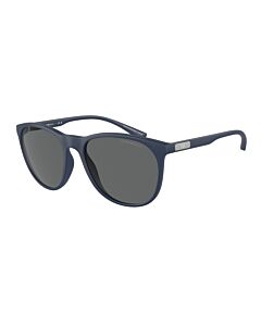Emporio Armani 56 mm Matte Blue Sunglasses