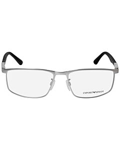 Emporio Armani 56 mm Matte Silver Eyeglass Frames