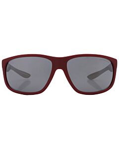 Emporio Armani 65 mm Matte Bordeaux/Black Sunglasses