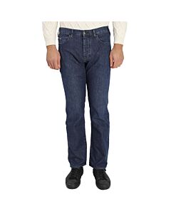 Emporio Armani Men's Blue J21 Regular-Fit Denim Jeans