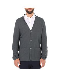 Emporio Armani Men's Gray Sweater Blazer