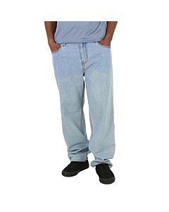 Emporio Armani Men's Hemp-Blend J73 Loose-Fit Denim Jeans