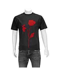 Emporio Armani Men's T-Shirt Black Lw Jacquard Tee