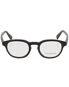 Ermenegildo Zegna 48 mm Black Eyeglass Frames