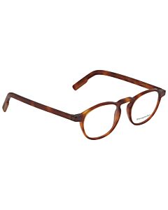 Ermenegildo Zegna 48 mm Blonde Havana Eyeglass Frames