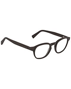 Ermenegildo Zegna 48 mm Dark Brown Eyeglass Frames