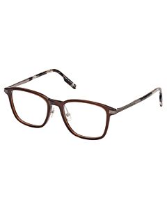 Ermenegildo Zegna 53 mm Brown Eyeglass Frames