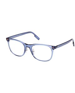Ermenegildo Zegna 53 mm Shiny Blue Eyeglass Frames