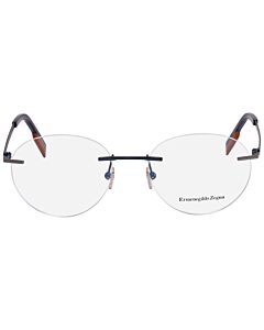 Ermenegildo Zegna 53 mm Shiny Palladium Eyeglass Frames