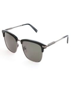Ermenegildo Zegna 55 mm Shiny Black Sunglasses