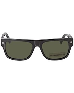 Ermenegildo Zegna 56 mm Black Sunglasses