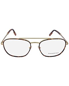 Ermenegildo Zegna 56 mm Matte Pale Gold / Shiny Classic Dark Havana / Vicuna Eyeglass Frames