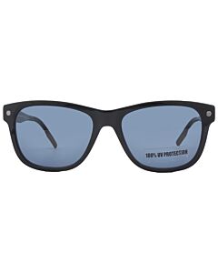 Ermenegildo Zegna 56 mm Shiny Black Sunglasses