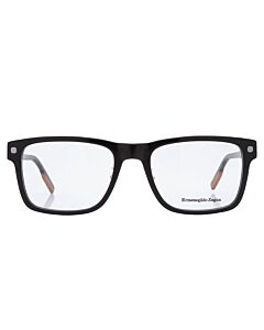 Ermenegildo Zegna 56 mm Shiny Black/Vicuna Eyeglass Frames
