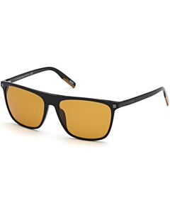 Ermenegildo Zegna 58 mm Shiny Black/Vicuna Sunglasses