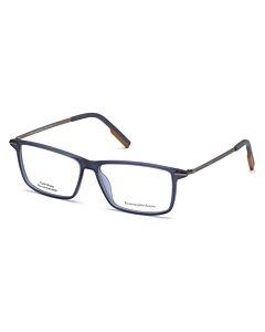 Ermenegildo Zegna 58 mm Shiny Blue Eyeglass Frames
