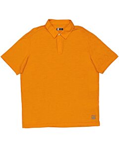 Ermenegildo Zegna Orange Short-sleeve Polo Shirt, Brand Size X-Large