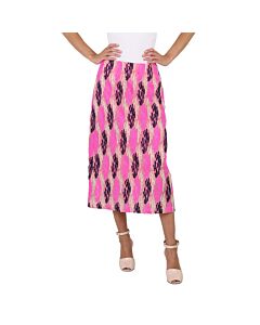 Essentiel Ladies Pink Siana Midi Skirt