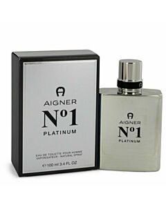 Etienne Aigner Men's Aigner No.1 Platinum EDT Spray 3.4 oz Fragrances 4013670000016