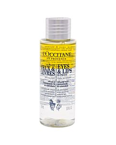 Eyes and Lips Bi-Phasic by LOccitane for Ladies - 3.3 oz Makeup Remover