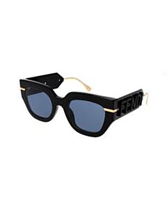 Fendi 51 mm Black Sunglasses
