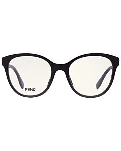 Fendi 52 mm Shiny Black Eyeglass Frames