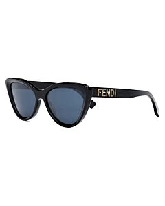 Fendi 55 mm Black Sunglasses