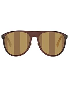 Fendi 57 mm Brown/White Sunglasses