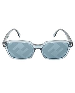 Fendi 57 mm Shiny Blue Sunglasses