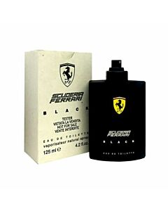 Ferrari Men's Scuderia Ferrari Black EDT Spray 4.2 oz (Tester) Fragrances 8002135112032