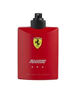 Ferrari Men's Scuderia Red EDT Spray 4.2 oz (Tester) Fragrances 8002135139077