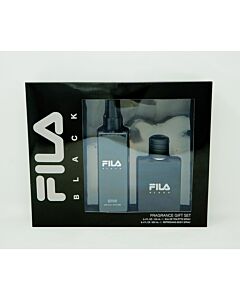 Fila Men's Black Gift Set Fragrances 843711365644