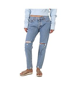 Filles A Papa Tomboy Jeans in Blue