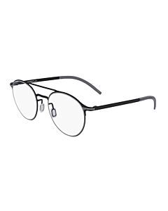 Flexon 52 mm Black Eyeglass Frames