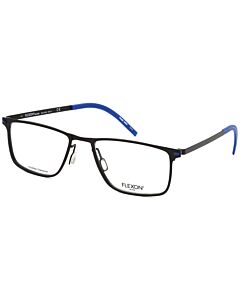 Flexon 54 mm Black Eyeglass Frames