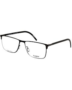 Flexon 55 mm Black Eyeglass Frames