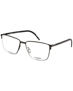Flexon 56 mm Gunmetal Eyeglass Frames