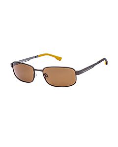 Flexon 58 mm Brown Sunglasses