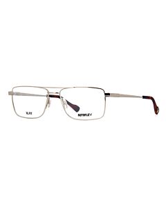 Flexon 58 mm Silver Tone Eyeglass Frames
