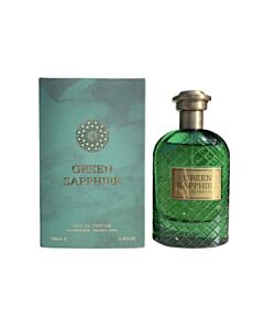 Fragrance World Men's Green Sapphire EDP Spray 3.38 oz Fragrances 6291106487060