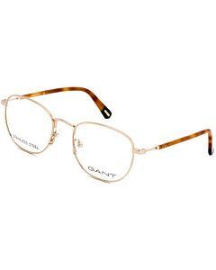 GANT 50 mm Gold Tone Eyeglass Frames