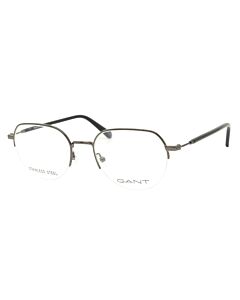 Gant 52 mm Shiny Gunmetal Eyeglass Frames