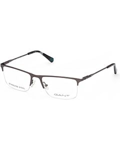 Gant 55 mm Matte Gunmetal Eyeglass Frames