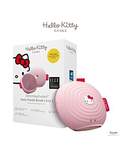 GESKE Hello Kitty Pink Sonic Facial Brush  4 in 1 4099702004443