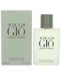 Giorgio Armani Men's Acqua Di Gio Aftershave Lotion 3.4 oz Bath & Body 0817218082625
