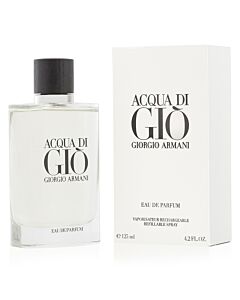 Giorgio Armani Men's Acqua Di Gio EDP Refillable Spray 4.2 oz Fragrances 3614273662420
