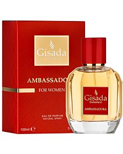 Gisada Ladies Ambassador Red EDP Spray 3.4 oz Fragrances 7640164030814