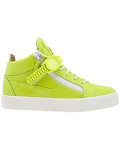 Giuseppe Zanotti Men's Neon Green Christian Cowan Gzxcowan High-top Sneakers